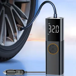 Cordless Car Portable Air Pump Intelligent Air Inflator Multifunctional High Speed High Pressure Inflator Smart Digital Car Tire Air Pump