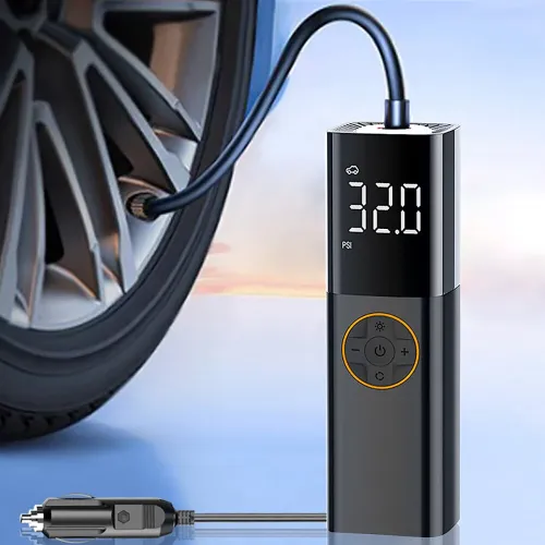 Cordless Car Portable Air Pump Intelligent Air Inflator Multifunctional High Speed High Pressure Inflator Smart Digital Car Tire Air Pump