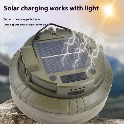 IPRee Outdoor Camping Light String Warm+Colorful Light 20M USB+Solar Rechargeable Waterproof Light Chain Portable Scalable Suspended Sky Tent Atmosphere String Light