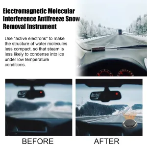 Car Antifreeze Electromagnetic Ice Melting Snow Removal Instrument Portable Molecular Deicing Instrument Winter Car Accessories
