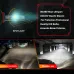 TXVSO8 LX Pair 55W Car Xenon Headlights IP68 Waterproof Rate Car Headlamp 6000K Color Temperature Super Bright