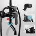 BVSOIVIA 3 IN 1 Bathroom Shower Faucet Rainfall Shower Set Matte Black Wall Mount Bathtub Shower Mixer Tap Shower System with Shelf