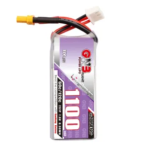 Gaoneng GNB 7.6V 1100mAh 60C 2S LiPo Battery XT30 / XT60 Plug for RC Drone