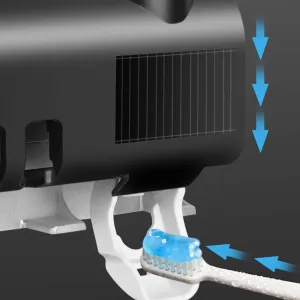 Tooth Disinfection Box Multifunctional Toothbrush Holder Disinfecting Toothbrush Holder Multifunctional Toothbrush Box Toothpaste Squeezer Toothbrush Sterilizer