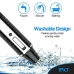 Kemei 4-in-1 Nose Ear Hair Trimmer with High-Quality Stainless Steel Blades Washable and Replaceable Trimming Head Compact Portable Design 60 minutes Working Time with Charging Indicator