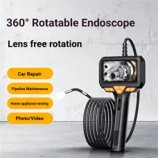 ZCF P330 1080P High Definition Industrial Endoscope 4.3Inch Large Screen 360 Rotating Lens Automotive Inspection Pipe Repair Tool