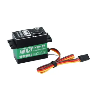 PTK 9840MG-D 35kg Metal Gear Digital Splash-Proof RC Servo for Remote Control Cars Fixed Wings Airplanes Model
