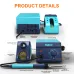 BK969 90W Soldering Iron Station with Ceramic Heating Core Rapid Fast Temperature Recovery Precise Control Safety Earth-Leakage Protection Ergonomic Handle for Efficient Accurate Welding