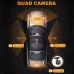 2Inch IPS Screen Dash Camera 4 Channel 1080P HD Driving Recorder Loop Recording G-Sensor Wide Angle Coverage