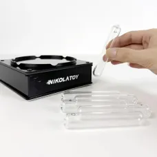 NIKOLATOY Tesla Plasma Reaction Glass Sealed Rare Gas Light-emitting Tube Set Creative Desktop Decoration Science Discovery Toys