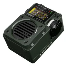 Hanrongda HRD-700 Radio Full Band MW/FM/SW/WB Radio Portable Multimedia Music Player 110 Stations Supports bluetooth TF Card Receiver Signal for Home Gatherings Outdoor Activities