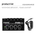 G-MARK EPMH4 HA400 Headphone Amplifier 4 Channels Metal Stereo Audio Mini Earphone Splitter Monitor Amp