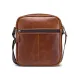 BULLCAPTAIN Men's Genuine Leather Crossbody Bag Business Casual Shoulder Bag Small Fashion Messenger Handbag Stylish Design