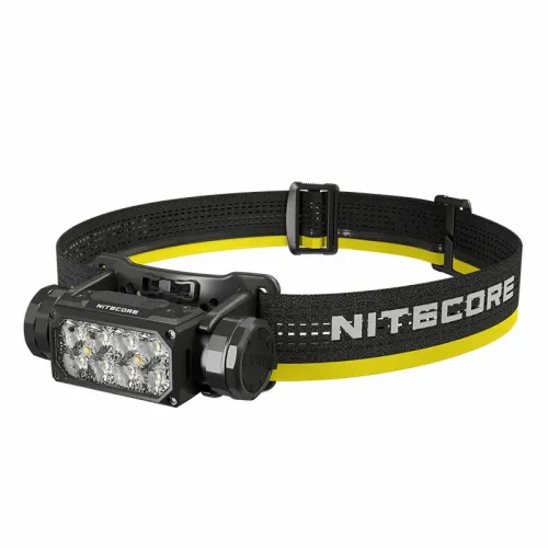 NITECORHC65 UH2000 Lumens Strong Light LEHeadlamp USB-Rechargeable Headlight Three-light Source White Red Light Outdoor Camping Lamp