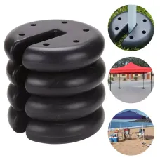 4pcs Canopy Tent Leg Weights Anchor Stand Heavy Duty Gazebo Discs Base Stabilizer for Outdoor Events