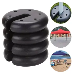 4pcs Canopy Tent Leg Weights Anchor Stand Heavy Duty Gazebo Discs Base Stabilizer for Outdoor Events
