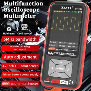 ZOYI Digital Oscilloscope ZT-701 Handheld Small Portable Multimeter Two-in-one Intelligent Multi-function Table