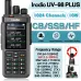 Iradio UV-98 PLUS 10W Walkie Talkie Multi Band Radio 2.4 Inch Screen Cross Band Repeater 1024 Channels Type-C Charging CB SSB HF FM SW MW LW Walkie Talkie
