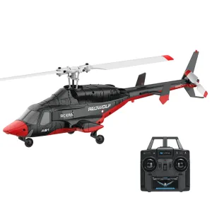 RC ERA A61 Airwolf 2.4G 4CH 6-Axis Gyro 1:53 Scale Optical Flow Localization Altitude Hold Flybarless RC Helicopter RTF