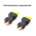 2pcs RC XT60 Male To Deans Plug Female T Connector Adapter for Remote Control Vehicles and Toys