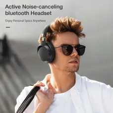 BlitzWolf BW-HP5 Lite bluetooth Headset ANC Headphone Dual Active Noise Canceling Dual Drivers 1000mAh AAC Stereo Wireless Headphone with Mic