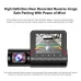 3 Lens Car Dash Cam Front Inside Rear Lens Car Driving Recorder HD 1080P Rear Camera Night Vision Dual-Angle Car DVR Driving Video Recorder