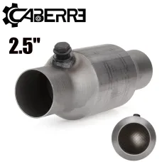 2.5" Inlet/Outlet 400 cell Universal High-Flow Weld-On Catalytic Converter Stainless Steel