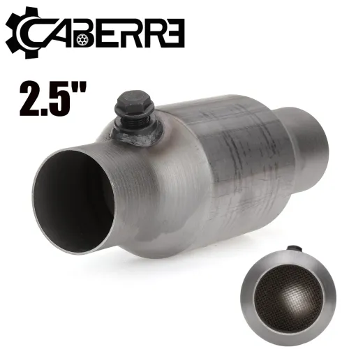 2.5" Inlet/Outlet 400 cell Universal High-Flow Weld-On Catalytic Converter Stainless Steel