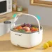 Multifunctional Ultrasonic Vegetable Cleaning Machine Household Food Removal Pesticide Residue Cleaning Machine Kitchen Fruit Dirt Cleaning Cleaning Basket