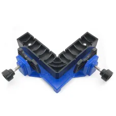 ABS Right Angle Woodworking Clamp Adjustable 90 Degree Corner Clamp Board Thickness 24-75mm for Photo Framing Cabinet Making Welding Furniture Assembly