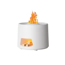 Tevorex Creative Flame Aroma Diffuser & Desktop Humidifier with Colorful Flame Light Aromatherapy for Home & Office