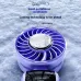 100 High Speed Handheld Fan with Smart LED Display Semiconductor Cooling Fan Portable Rechargeable Folding Small Fan