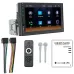 FX2 1Din Car MP5 Player 7 Inch IPS Screen Carplay Android Auto Bluetooth FM Radio Steering Wheel Control USB Support
