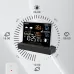 Wireless Weather Station Indoor with Forecast Moon Phase Barometer Alarm 7 Buttons Backlight RF Sensor Large LCD Display Outdoor Thermometer Hygrometer