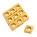 Machifit 10pcs CCMT060204-HM YBC251 Carbide Insert Titanium Coated Carbide Cutter