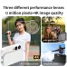 DC107 CCD 12MP HD Sliding Cover Digital Camera 4K Video Recording 2.8 Inch Touch Screen Beauty Selfie 3600mAh Battery OTG Triple Lens Camera System