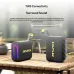 AWEI KA20 Portable Speaker Integrated Two Cables Speaker bluetooth Speaker Polymer Diaphragm RGB Light 4500mAh Battery TWS Pairing Support USB TF Card Playback Outdoors Handheld Speakers
