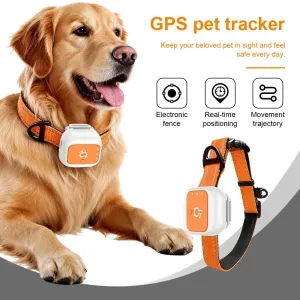 4G LTE Pet GPS Tracker IP66 Waterproof with Long Standby Real Time Tracking for Dogs Cats Electronic Fence Anti-Lost Device