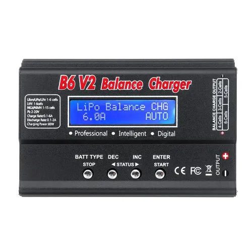 B6 V2 80W 6A DC 1-6S Battery Balance Charger Discharger for LiPo Battery LiHV Battery