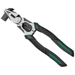 Multifunctional Fencing Pliers Tool 228mm High Carbon Steel Head Wire Cutters Ergonomic Rubber Handle for Home and Workshop Use