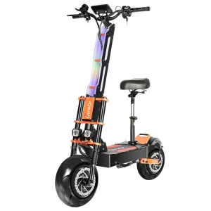 USA Direct TOURSOX8P Electric Scooter 60V 38.8AH Battery 4000W*2 Dual Motors Recommended Top Speed 25KM/H 14inch Off-Road Tires 110KM Max Mileage 200KG Max Load Folding E-Scooter