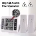 High Accuracy 433MHz Thermometer with Smart Alarm Function Indoor and Outdoor Temperature Range LCD Display Energy Efficient Multiple Installation Options Includes Host and 2 Sensors