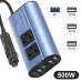 TATALIKEN Car Power Inverter 300/500W 12V to 110V / 220V 6 In 1 Multi Outlet Inverter Modified Sine Wave Car Power Converter EU/US Standard Sockets