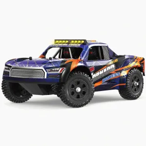 HS HS16-81MAX TORNADO RTR 1/16 2.4G 4WD 52km/h Brushless RC Car Short Course Off-Road Climbing Truck LED Light Metal Differential Gear Shock Absorber Drive Shaft CVD Full Proportional Control Vehicles Models Toys