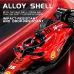TRASPED HG4-234 RTR 1/64 2.4G Mini RC Car F1 Formula Racing Alloy Shell Three Speed Support App Remote Control LED Light Highly Simulated Classic Desktop Vehicles Models Toys Collection Gift for Children