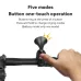 BENGGUO Horn 120dB High Sound Bicycle Bell Horn 5 Light Modes 200mAh Type-Waterproof Electric Horn for Cycling