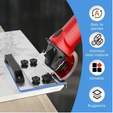 Stainless Steel Angle Grinder Stand Universal 100 Tile Cutting Tool 45 Degree Chamfering Bracket Adjustable Holder for Ceramic Tile Cutting