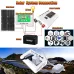 300W Power Inverter D12V to A220V Modified Sine Wave Inverter with 25W Solar Panel and 50A Solar Charge Controller for Mobiles Phones Computers Laptop LCDual Digital Intelligent Display Screens Inverter