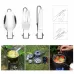 2~3 Person Camping Tableware Aluminum Nonstick Cookware Outdoor Cooking Pan Supplies Kettle Pot Pan Bowl Hiking Trip Picnic