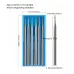 High-Speed Steel Micro Carving Tool Bits 1.0mm 1.4mm 1.8mm 2.3mm Precision Woodworking Engraving Sculpting Burr-Free Rotary Accessories